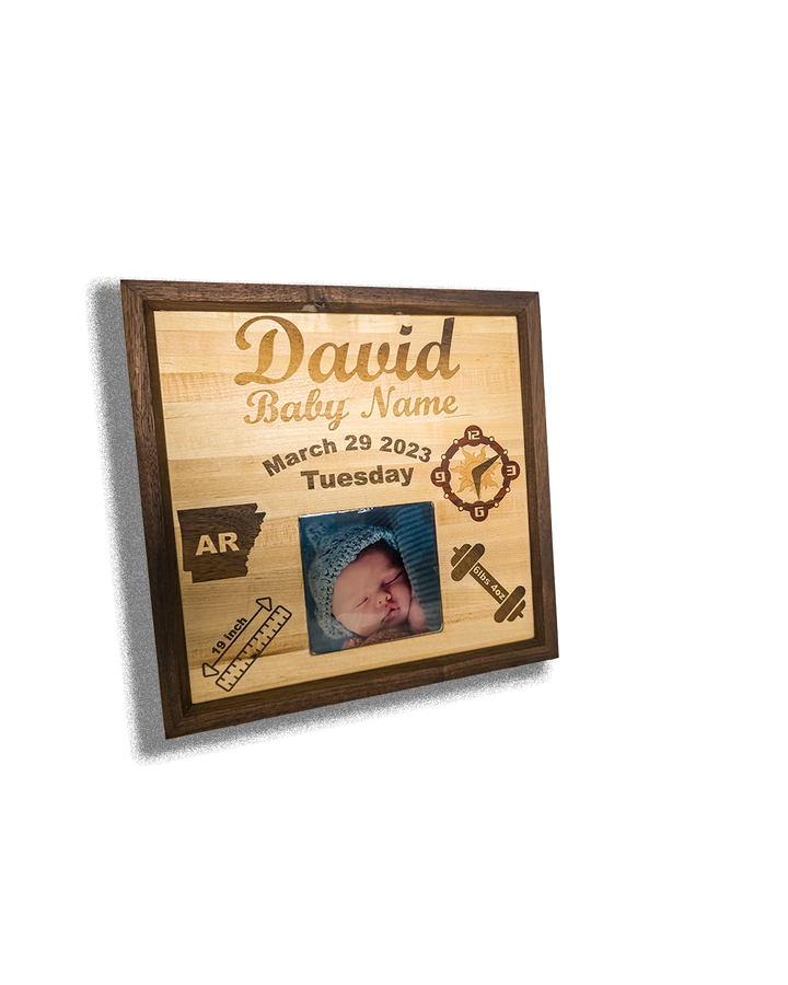 Baby Announcement Plaque