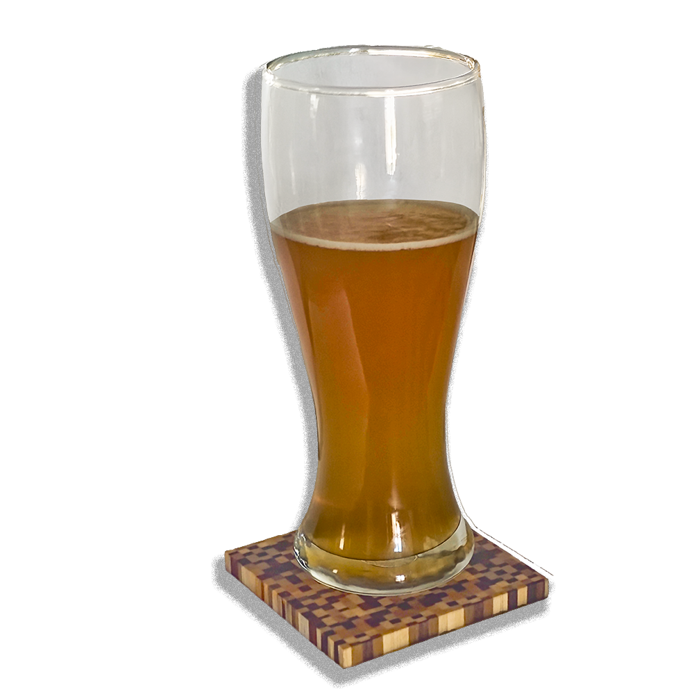 Chaotic pattern drink coaster