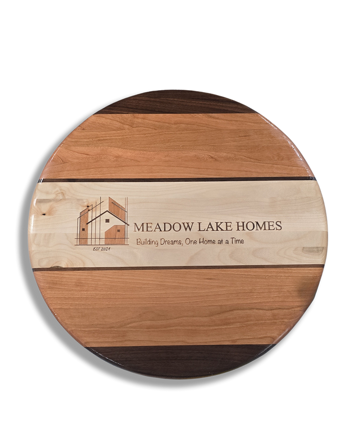 round wooden cutting boards